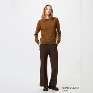 Uniqlo Brown Washable Wool Women’s Sweater Size S